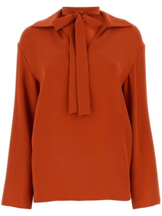 Valentino Garavani Cady Couture top - Oranje