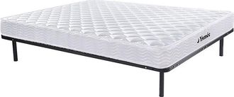 Vente-Unique Pack somier de l&aacute;minas + colch&oacute;n de muelles WOLKENLOS de YSM&Eacute;E - 140x190 cm