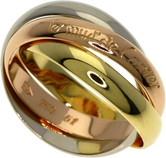 Cartier Yellow Gold (18K) Pink Gold (18K) White Gold (18K) Band Ring (Pre-Owned)