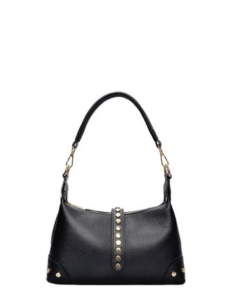 Anna Luchini Zwart Rundleer Tas