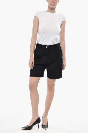 Ferragamo Shorts Cargo in Lana Twill Salvatore Ferragamo