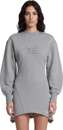 The Attico Grey Crew Neck Mini Dress