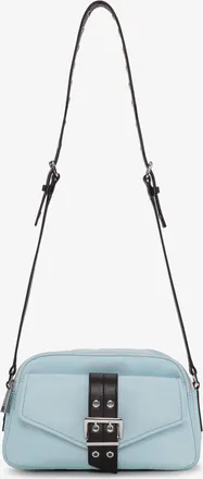 Ganni Icy Blue Recycled Nylon Camera Bag