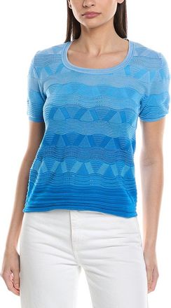 M Missoni Wave-Pattern Knit Sweater