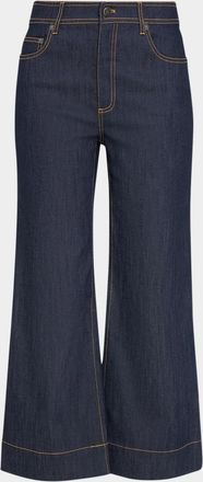 Cinq &agrave; Sept Joey High-Rise Flare Jeans