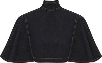 Zimmermann Cappotto svasato a collo alto - Blu