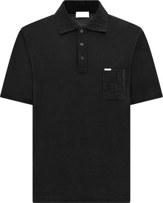 Ferragamo Jacquard Pocket Polo Shirt