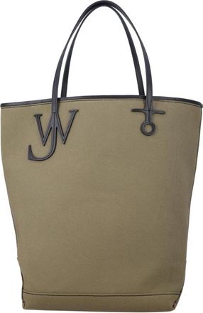 J.W.Anderson Grote Anker Tote - Heren - Shoppers - Groen - ONE Size - Katoen - Tassen