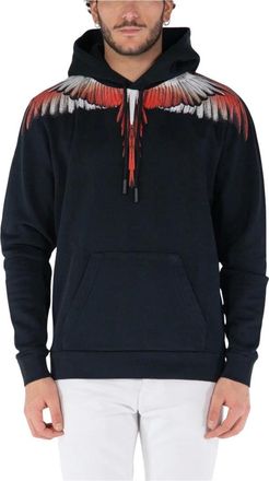 Marcelo Burlon Hombre, Sudaderas, Negro, Talla: L