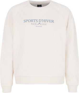 Protest Rundhalspullover PROTEST Pullover PRTAQUA, Damen, Gr. M, weiss (kitsanftes wei&szlig;), Obermaterial: 80% Baumwolle CO. 20% Polyester PES., Pullover Rundhal