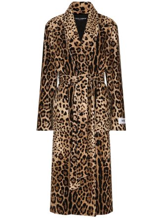 Dolce & Gabbana Cappotto leopardato KIM DOLCE&GABBANA - Marrone