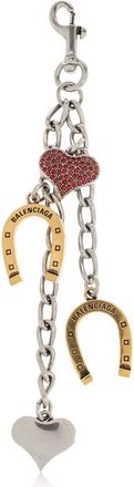 Balenciaga Bag Accessories, female, Gray, Size: ONE SIZE Keyring with charms