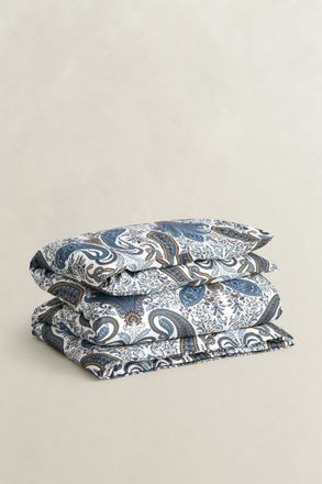 GANT Home decor Key West Paisley Double Duvet (200x210) SATEEN BLUE