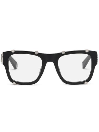 Philipp Plein Eyewear Icon Hexagon square-frame glasses - Black