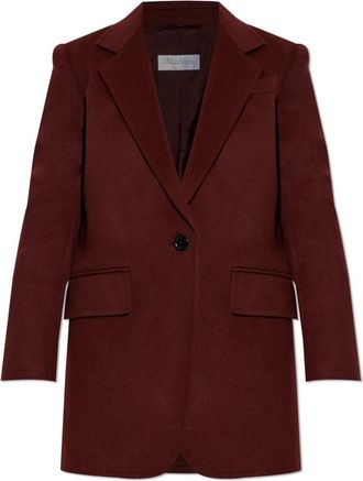 Max Mara Jassen, Dames, Rood, S, Wol, Ariccia blazer