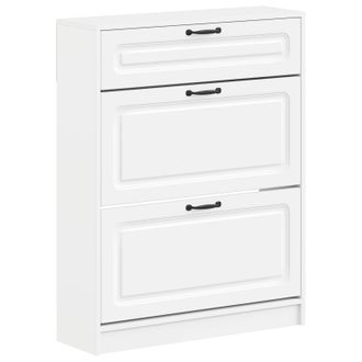 vidaXL Armario Zapatero Utrecht 78 X 24 X 100 Cm Madera De Ingenier&iacute;a Vidaxl