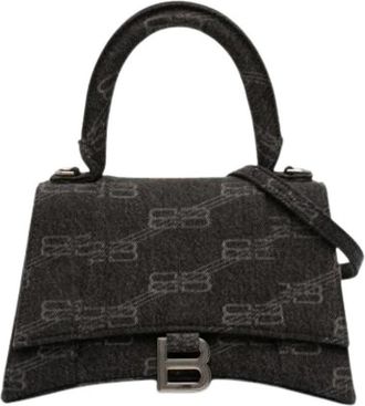 Balenciaga Pre-owned The Hourglass - Dames - Vintage Handtas - Zwart - ONE Size - Denim - Vintage