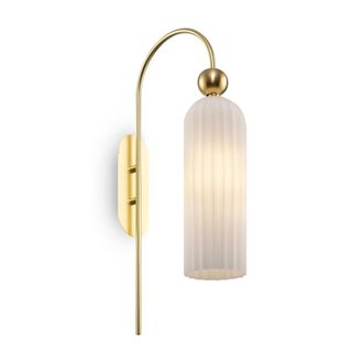 Maytoni L&aacute;mpara De Pared Antic Maytoni Mod302wl-01w Dorada Con Pantalla De Cristal