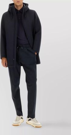 Herno three layer hooded long parka