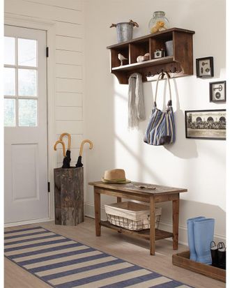 Alaterre Revive Storage Coat Hook With Bench Set