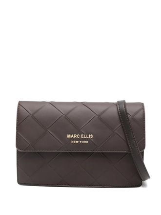 Marc Ellis Bloom cross body bag - women - Polyurethane - One Size - Brown