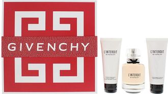 Givenchy Womens LInterdit Eau de Parfum 80ml, Body Lotion 75ml & Shower Oil Set - Orange - One Size