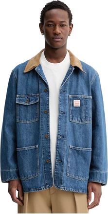 Levi's Jassen, Heren, Blauw, L, Denim, Updated to Broadway x Workwear Jacket