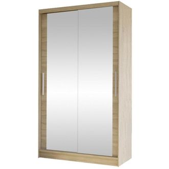 Mirjan24 Mobilier1 - Armario Closico 165, Roble Sonoma, 200x100x58cm, Puertas De Armario: Correderas, N&uacute;mero De Estantes: 0