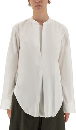 STUDIO NICHOLSON White Relaxed Solid Shirt