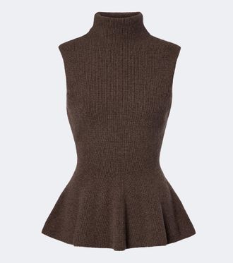 R&oacute;he R&oacute;he Ribbed wool and cashmere turtleneck top