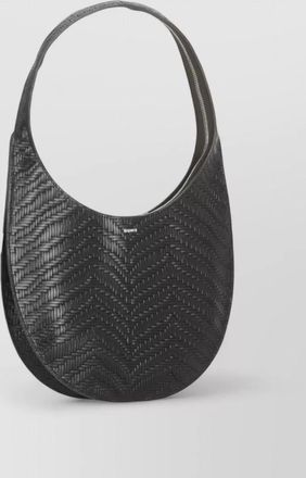 Coperni chevron leather shoulder bag top handle strap