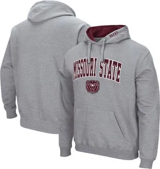 Colosseum Mens Colosseum Heathered Gray Missouri State University Bears Arch and Logo Pullover Hoodie in Heather Gray at Nordstrom, Size Small