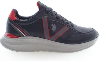 U.S.Polo Association Blue Polyester Men Mens Sneaker
