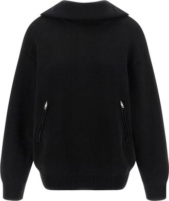 Balenciaga Back-to-Front Sweater - Dames - Vesten met rits - Zwart - S - Katoen - Hoodies & sweatvesten