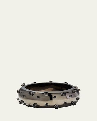 Alexander McQueen Jeweled Circular Cuff