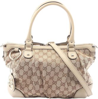 Gucci Pre-owned Gucci GG Canvas Sukey Satchel Ladies Y7U316RBJQTCQ6WK