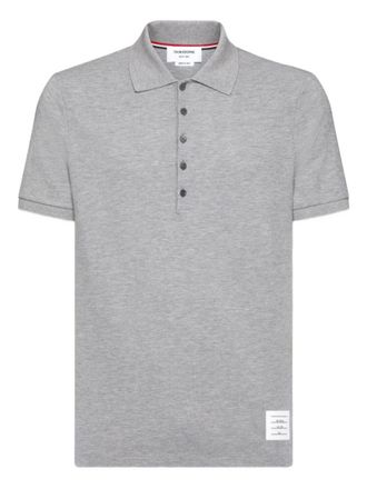 Thom Browne Grey Shirt Collar Polos