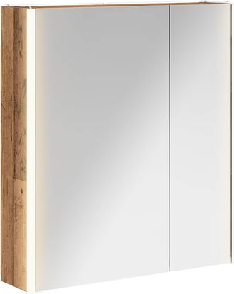 vidaXL Armario Con Espejo De Ba&ntilde;o Madera Vieja 63,5 X 15,5 X 70 Cm Vidaxl