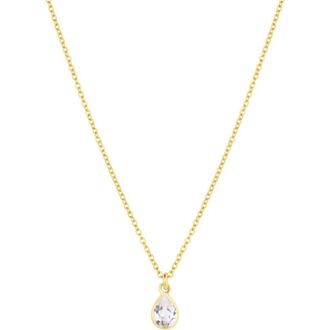 Set & Stones Everett Charm Necklace in Gold at Nordstrom