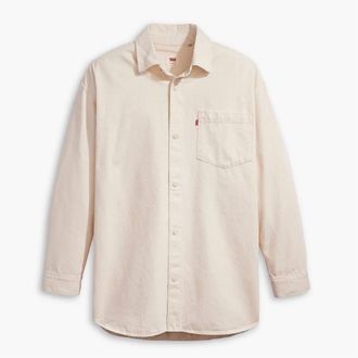 Levi's Mens Levis Wl Stone Sht in Soft Ceramic - Cream - Size X-Large