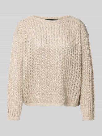 Betty Barclay Strickpullover mit Rundhalsausschnitt in Beige, Gr&ouml;&szlig;e 46