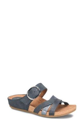 S&ouml;fft Genalyn Slide Sandal in Navy at Nordstrom Rack, Size 7.5