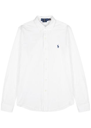 Polo Ralph Lauren Piqué Cotton Shirt - White - Xxl