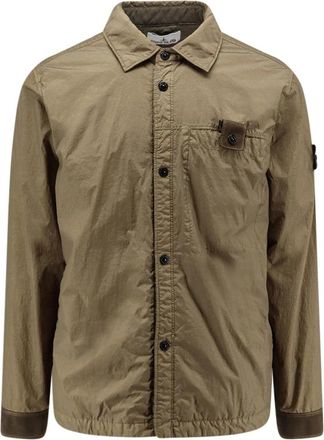 Stone Island Coach Jacket - Heren - Zomerjassen - Groen - L - Polyester - Jassen