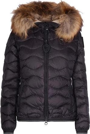 Blauer Aldie - Dames - Gewatteerde jassen - Zwart - L - Nylon - Jassen