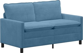 vidaXL Divano Blu 156 X 81 X 87,5 Cm Tessuto Vidaxl