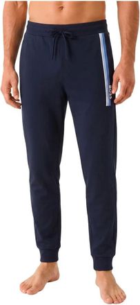 HUGO BOSS Broeken, Heren, Blauw, 2Xl, Katoen, Authentic Track Pants