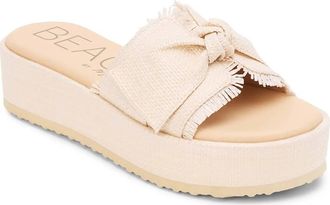 Matisse Footwear Womens Sunda Platform Slide Sandal In Natural