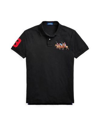 Ralph Lauren CUSTOM SLIM FIT TRIPLE-PONY POLO SHIRT