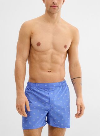 Polo Ralph Lauren Mens Blue poplin boxer Cotton